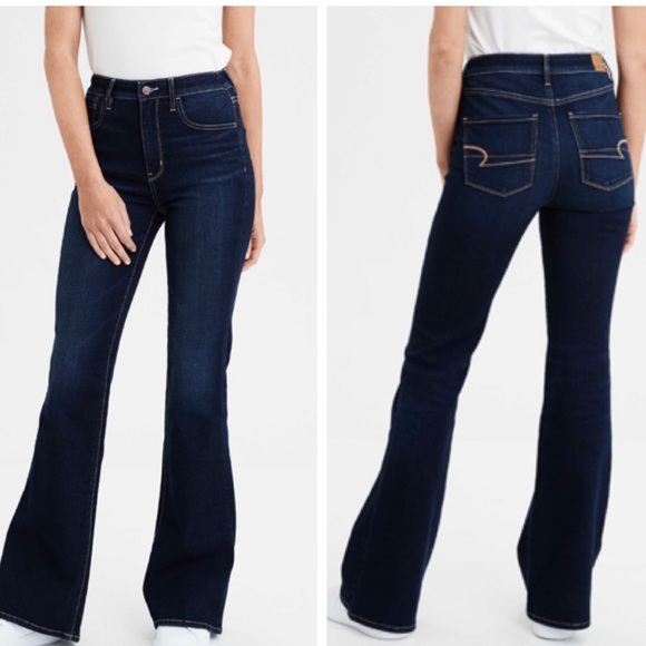 American Eagle Outfitters Denim - NWT Highest Rise Flare in True Rinse